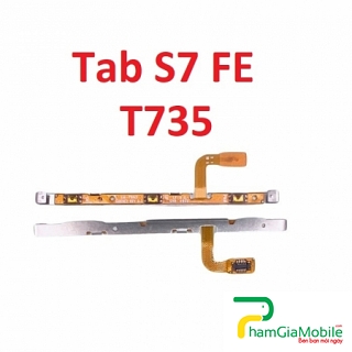 Dây Nút Nguồn Âm Lượng Samsung Galaxy Tab S7 FE T735 Power On off + Volume Key Flex Cable